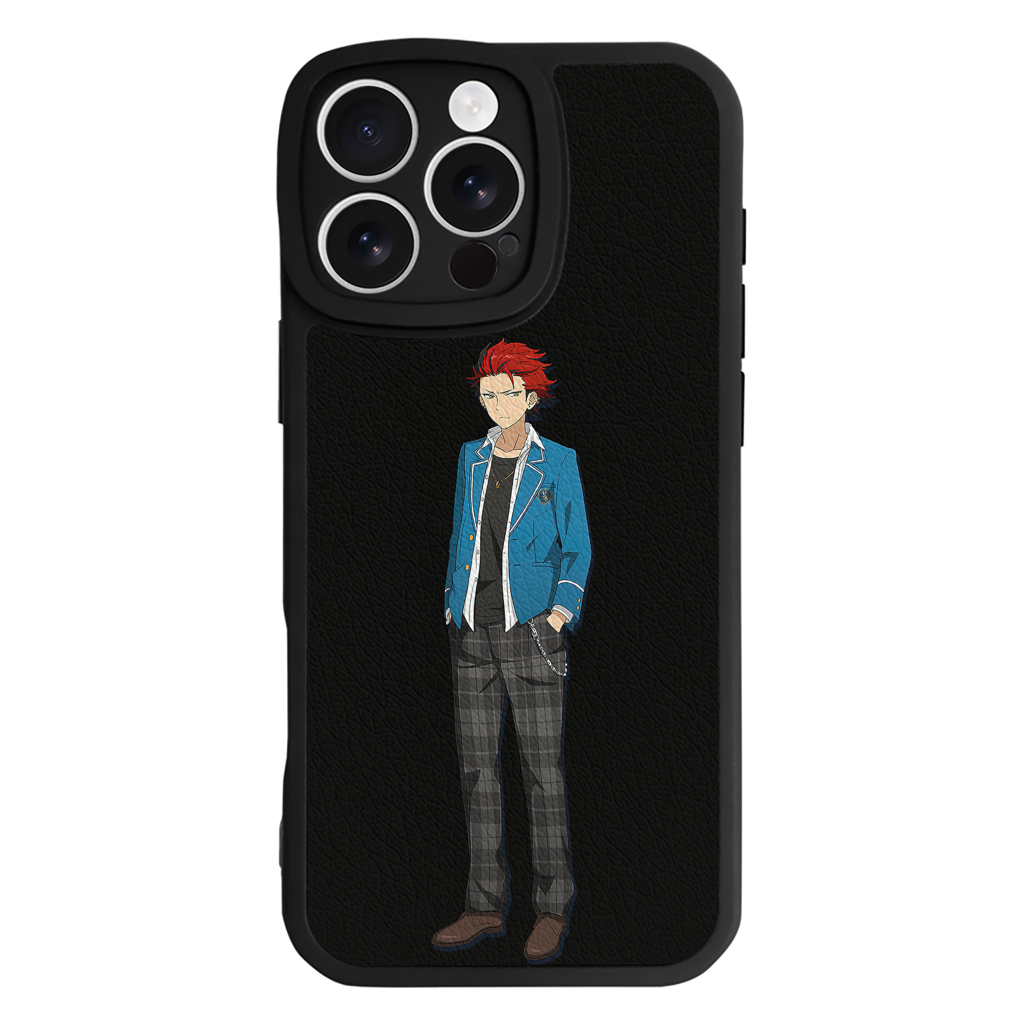 （画像用） あんさんぶるスターズ! Ensemble Stars 【iPhone 16シリーズ対応】シリコンスマホケース（レザー調） 材質：シリコン